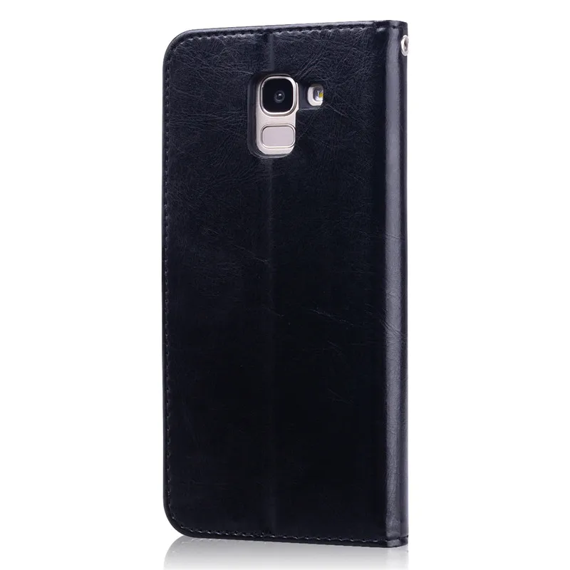 Leather Flip Case For Samsung Galaxy J6 Case Magnetic Wallet Phone Case For Samsung J6 Plus 2018 J6+ J 6 Plus J600F J610F Cover samsung flip phone cute