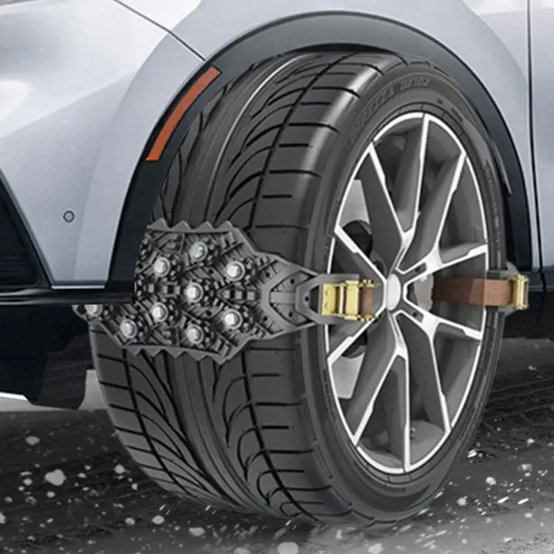 1 Piece Car Anti-skid Safety Heavy Duty Tire Snow Chains TPU Chains Winter Noise Reduction Traction Mud