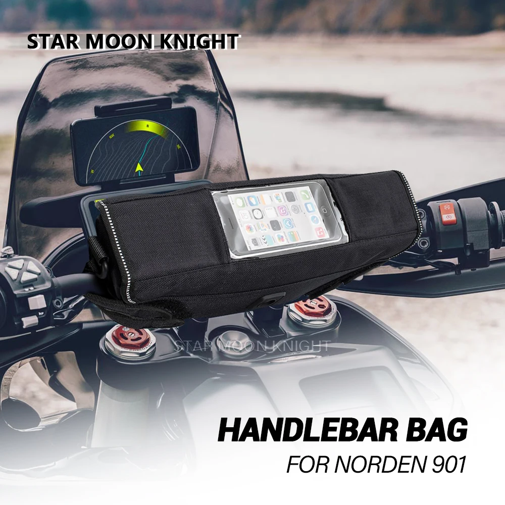 

Motorcycle Accessories Waterproof Bag Storage Handlebar bag Travel Tool bag For Husqvarna Norden 901 Norden901 2022 -