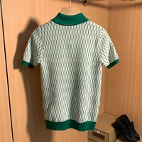 Chemises polo en tricot à manches courtes pour hommes, vêtements de sport décontractés à manches courtes, haut de sport à séchage rapide, vêtements de fitness pour hommes Q71 4