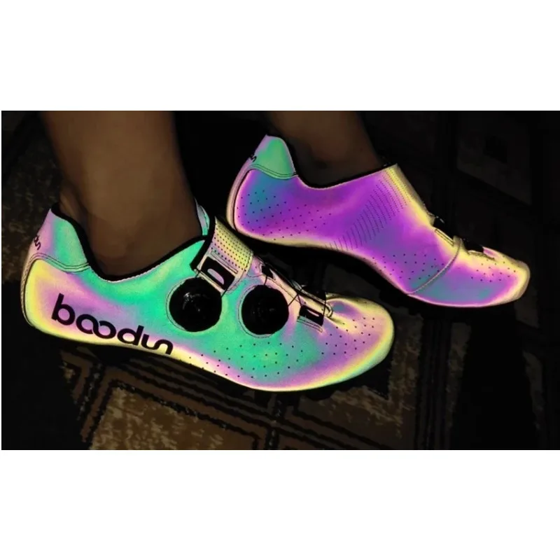 スパイク・シューズ Booon Boodun Cycling Shoes Man MTB Professional Road Bicycle