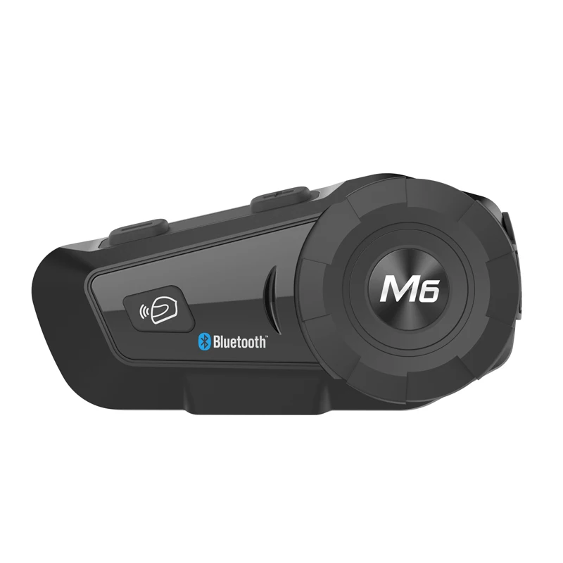 1000m Bluetooth Intercom Мотоциклетний шолом Гарнітури для Rider BT Wireless Walkie Talkie Moto Stereo Interphone MP3 GPS FM Radio