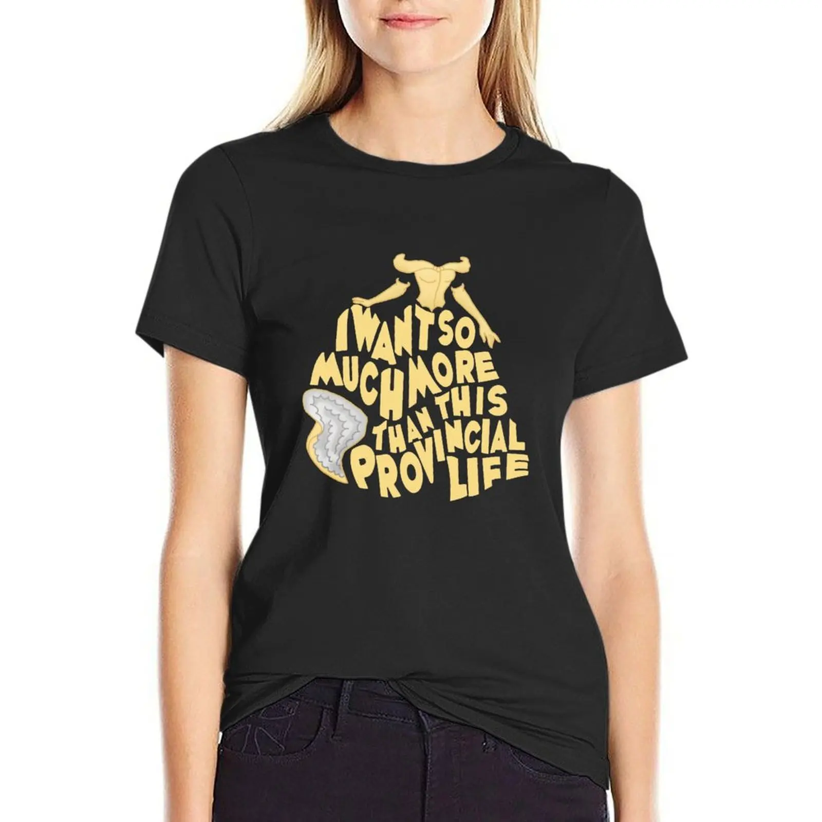 Provincial Life T-Shirt oversized tops tees Summer Women's clothing