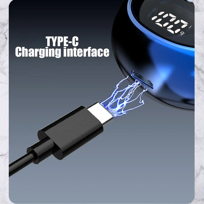 남성용 방수 전기 면도기, USB 충전식, 여행용 미니 휴대용 분리형 면도기, 수염 바디 헤어 트리머 리무버