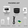 1.8L Multifunctional Programmable Pressure Slow Cooking Pot Non-stick Rice Cooker Stainless Steel Electric Pressure Cooker 220V 6