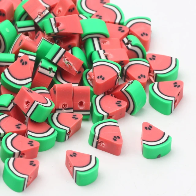 Wholesale 9mm 20/50/100pcs Red White Clay Beads Flat Round Candy Polymer  Clay Spacer Beads For Jewelry Making DIY Jewelry Beads - AliExpress