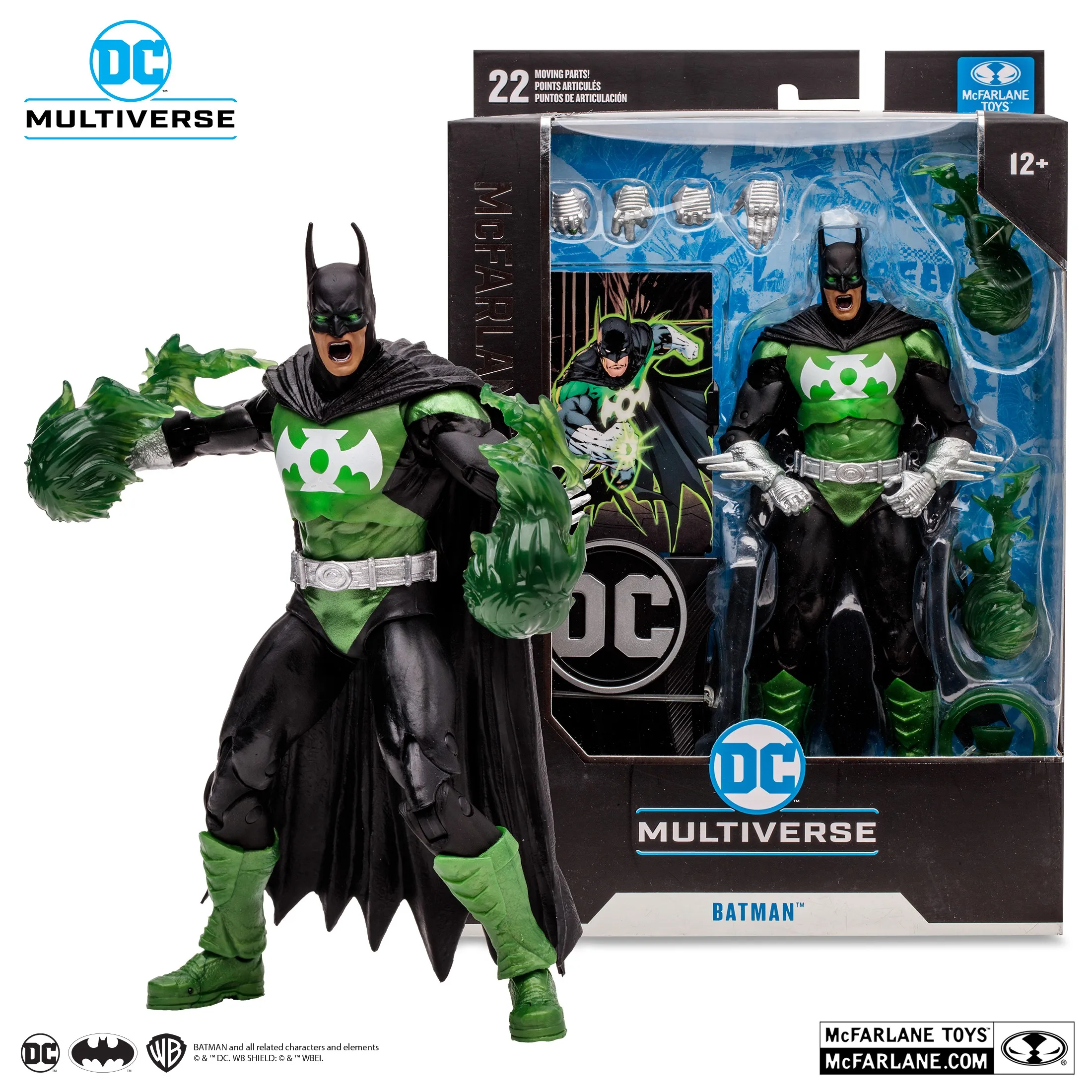 Mcfarlane Toys Collector'S Series Batman As Lanterna Verde (Mcfarlane Collector Edition) Dc Multiverse 7 Pollici Figura Mobile