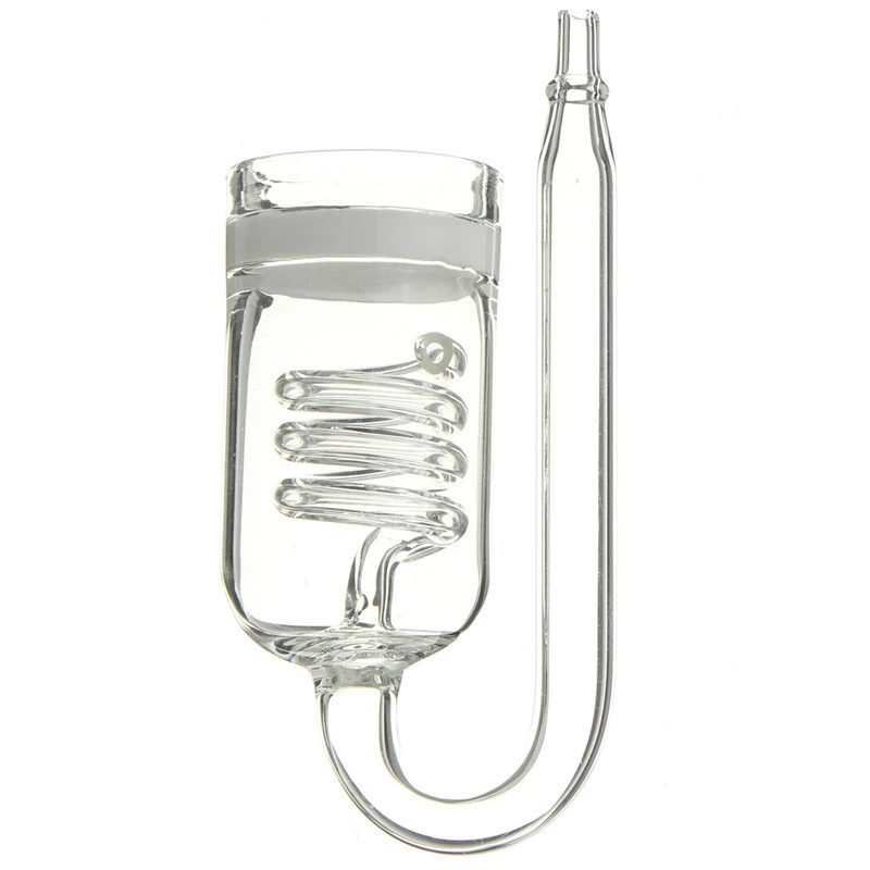 Aquarium CO2 Diffuser Aquarium CO2 Accessories Glass CO2 Diffusers Aquarium Fish Tanks CO2 Diffusers Glass Cup Carbon Dioxide Reactor Ceramic Disces Accessories For Fish Tanks