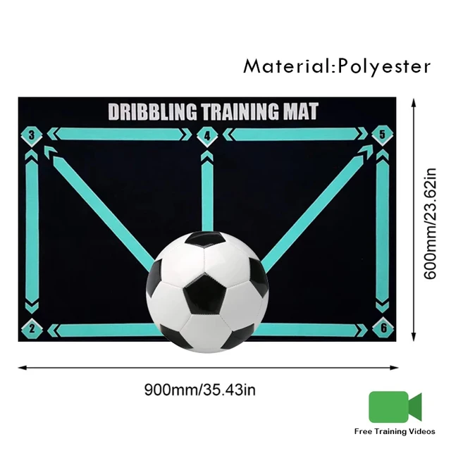 Football Training Mat Foldable Rug Dribbling Futbol Voetbal Training Mats Carpet Kids Soccer Indoor Equipment Durable Non Slip 2