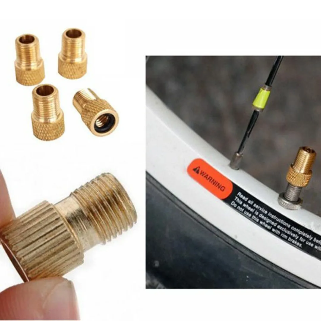 

2pcs Presta To Schrader Valve Adapter Converter Road Pump Tire Tube Bike Bicycle Accessories Needle Converter