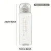 780ml Transparent Water Bottle Portable Sports Travel Clear Leakproof Drinking Frosted Bottle Cup for Gym Fitness Outdoor School 6