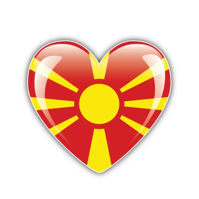 

Funny Macedonia Map Car Sticker Flag Accessories Decal