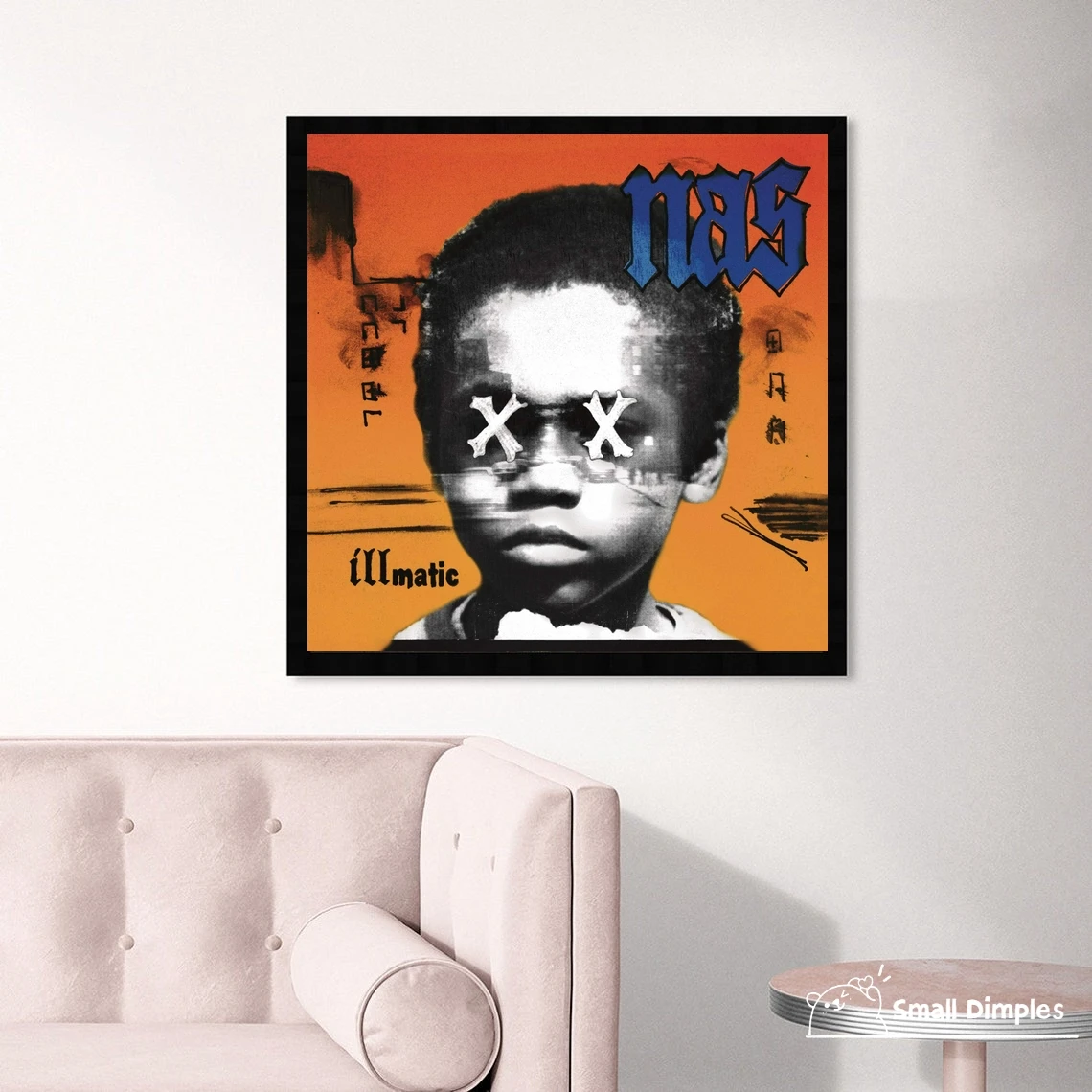 NAS Illmatic XX アート ポスター キャンパス