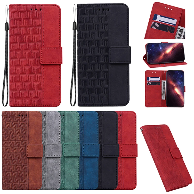 Premium Flip Leather Magnetic Phone Case - Elegant Protective Cover