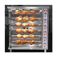 China Manufacturer Stainless Steel 3-Layer Electric/Gas 15 Chicken Rotisserie for Sale 1