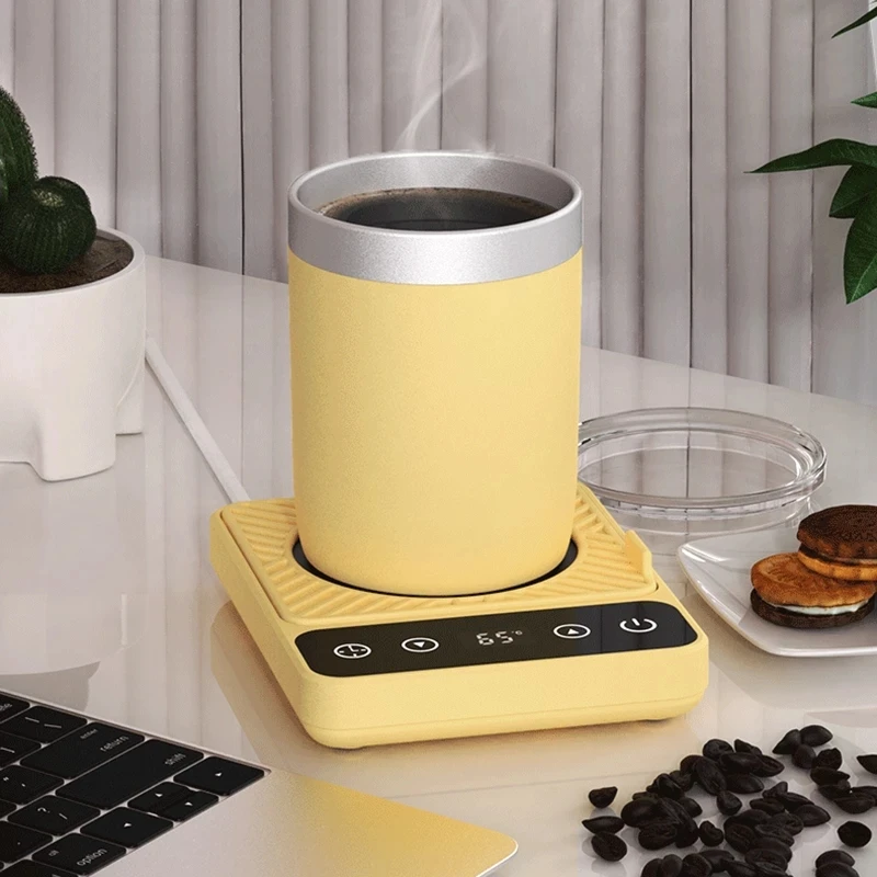 Mug Warmer Coffee Cup Heater Milk Tea Water Cup Heating Electric Touch Pad  Temperature Adjustable Mug Warmer Portable 110/220V - AliExpress