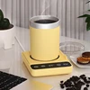 Cup Heater Coffee Mug Warmer 9 Gear Temperatures Beverage Cup Warmer Heating Pad Coasters Electric Plate for Tea Water Milk 30W 1