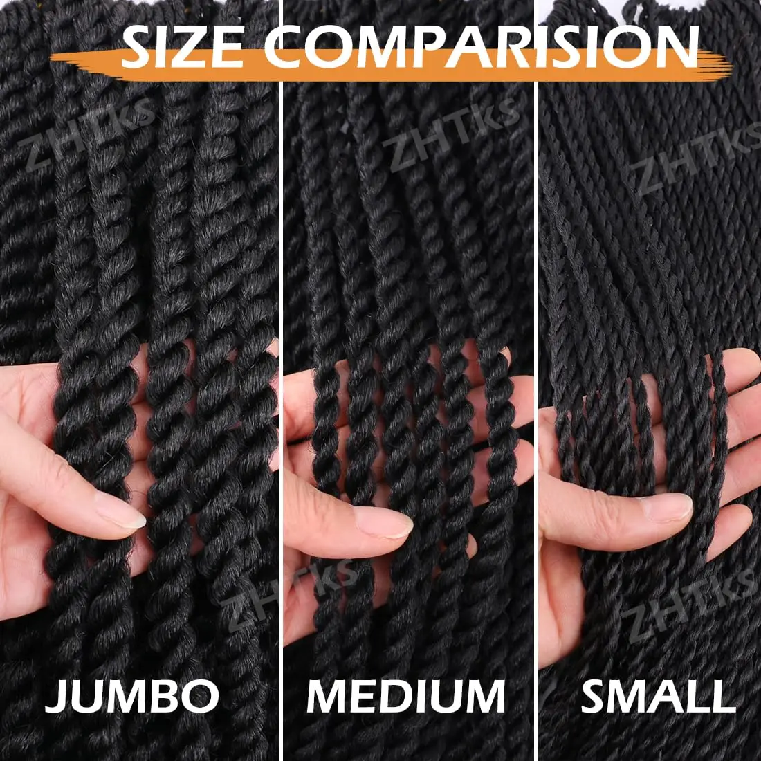 10-18inch Crochet Braids Havana Twist Braids 12Roots Thick Braided Synthetic Fiber Hair For Braids African Braiding Hair 4