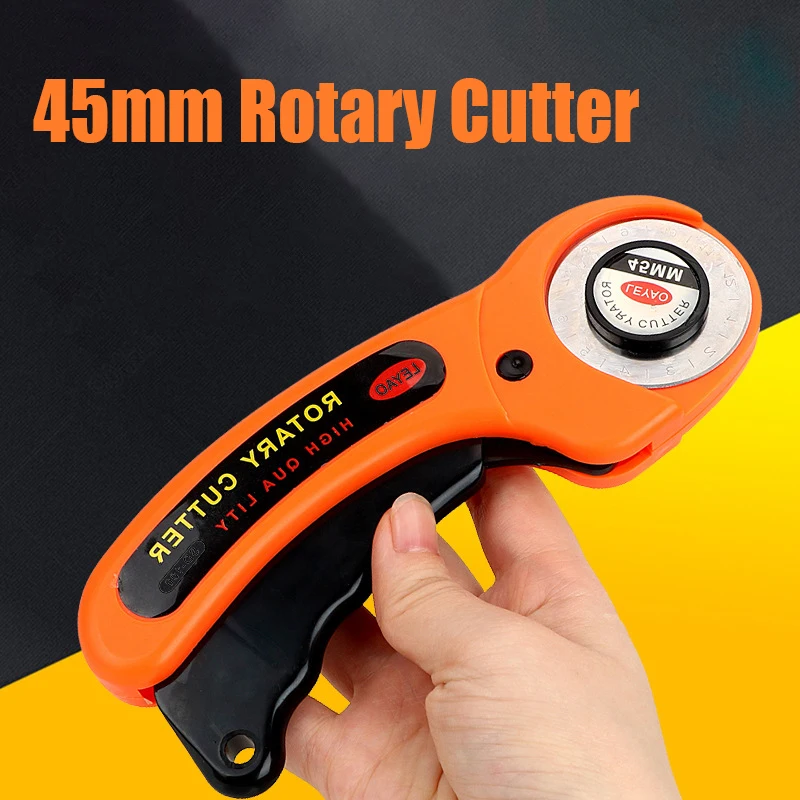 45mm Leather Cutter Round Knife Stitching Roller Cutting Knife