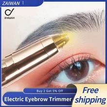 

USB Electric Eyebrow Trimmer Makeup Painless Eye Brow Epilator Mini Shaver Razors Portable Facial Hair Remover Women Depilator