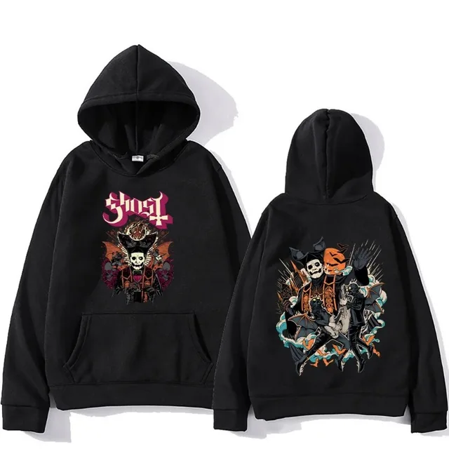Ghost Music Band Autumn Winter Printed Men's Hoodie Brand Hoody Y2K Clothes Vintage Fashion Casual Unisex Long Sleeve Pullovers 1