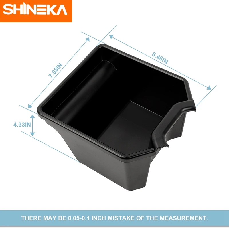 SHINEKA Car Rear Center Storage Box Organizer For Suzuki Jimny 2019 2020  2021 2022 2023 Up Interior Accessories Stowing Tidying