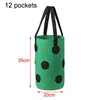 12 pockets green