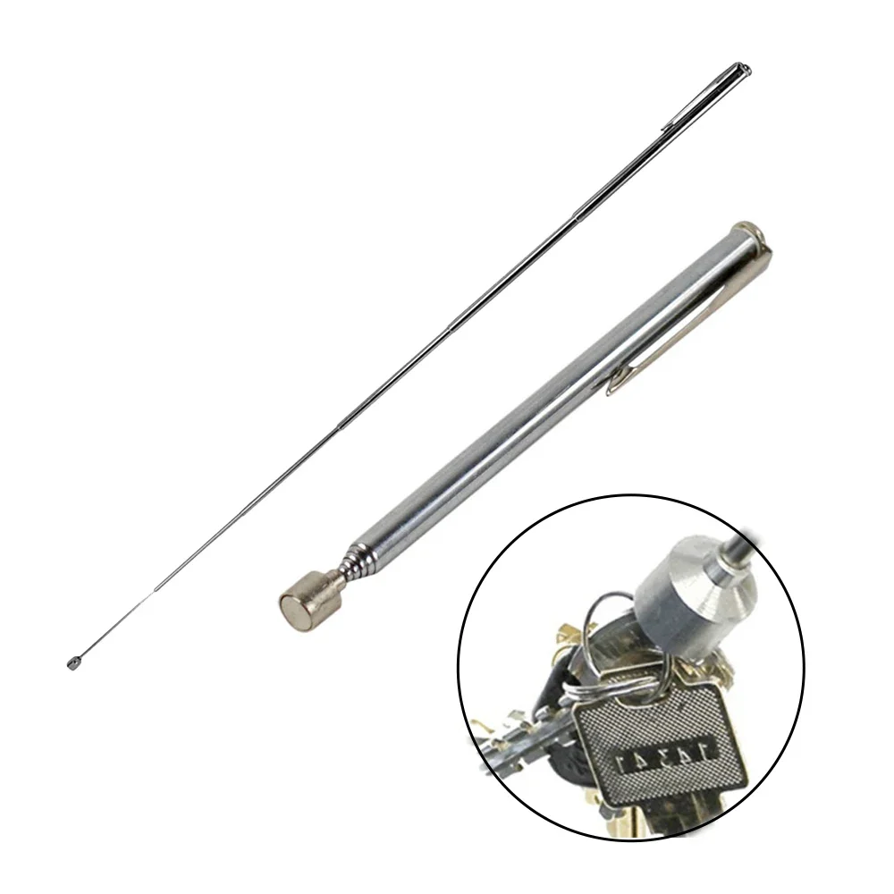 

Telescopic Adjustable Magnetic Pick-up Tools Retrieval Tools 655mm Magnet Stick Pull Capacity Small Metal Extends Tools