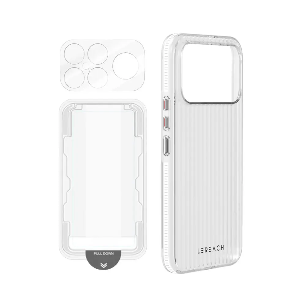 LeReach ICICLE Transparent Protective Case - Durable PC Hard Cover