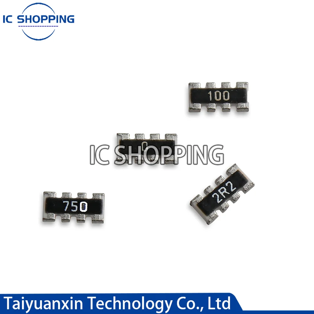 100PCS SMD Exclusion 0603 8P4R 2*4P 510K  560K 620K 680K 750K 910K 1MNetwork Resistor Array 100pcs 0402 4 8p4r 2 4p smd network resistor array 5r1 5 1ohm 51ohm 510ohm r 5 1k 51k 510k 511 512 513 514