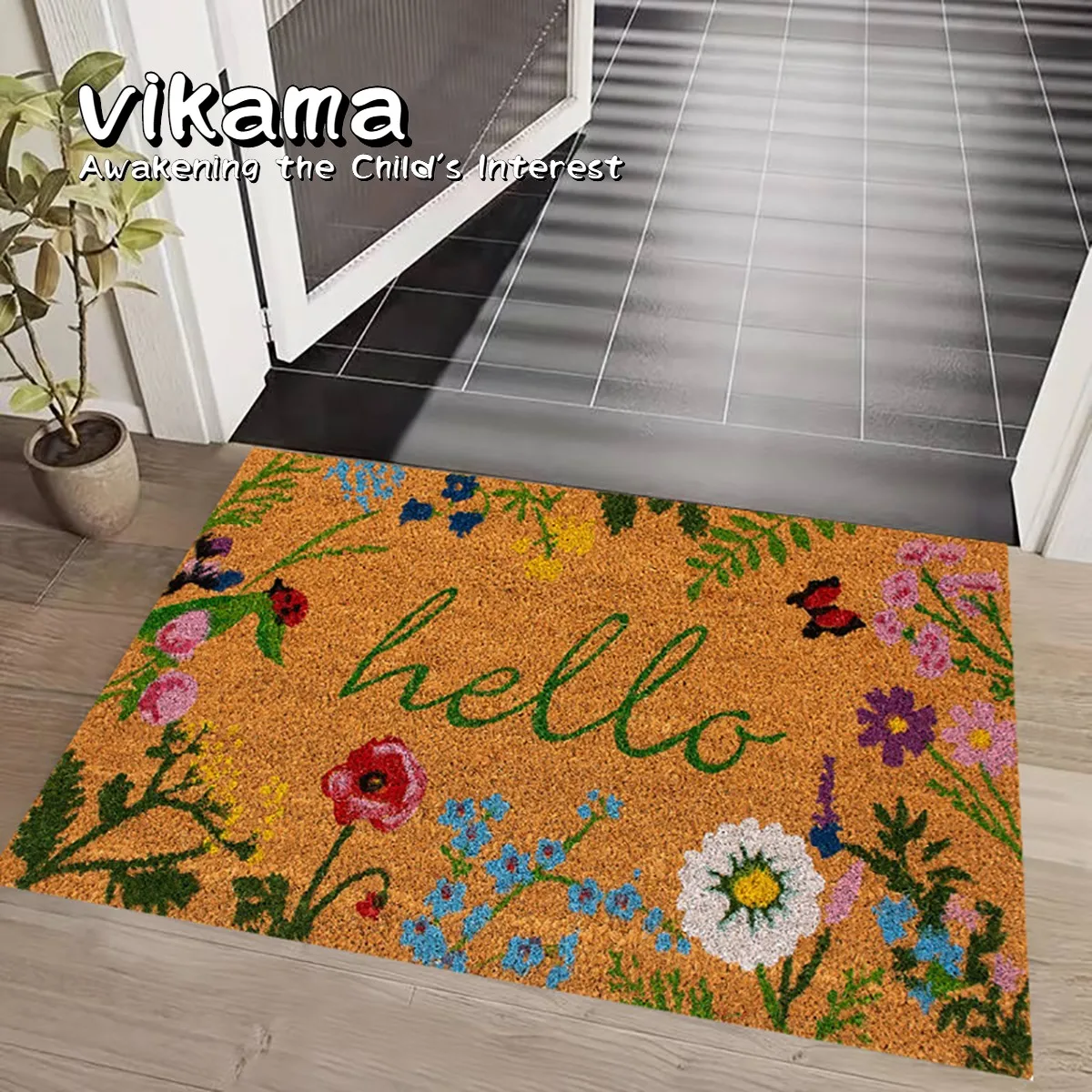 Stylish Non-Slip Entry Rug 1