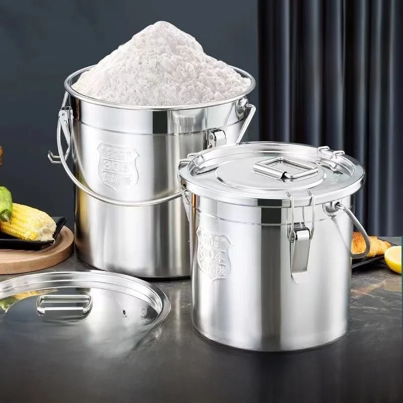 Thiened 304 Stainl Steel Sed Food very Buet with Bule Takeaway Rice Buet Soup Buet Oil Buet Sed Buet