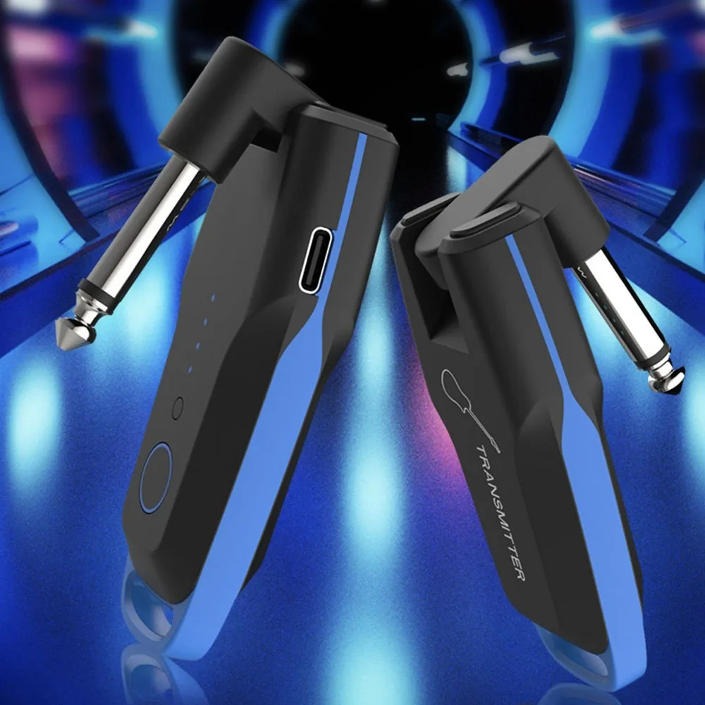 WS-70 UHF Low Latency Electric Guitar Wireless Transmitter Receiver Rechargeable Multi Channels For Electric musical instruments