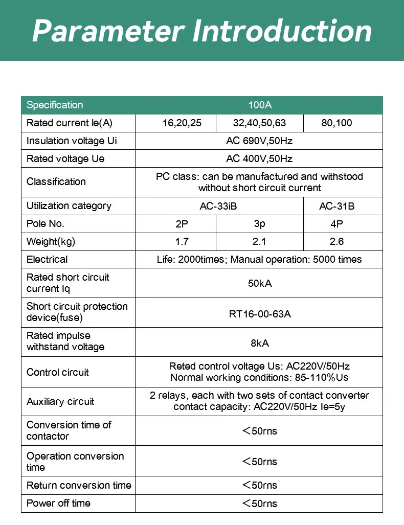 Novo Tipo, Mudança, Doméstico, Universal, MCB, Mini, W2R, ATS, 220V