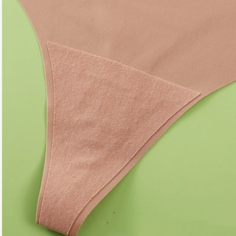 1Pc Women G-string Panties Seamless Thongs Female High Waist Underpants Summer Soft Panties Sexy Lingerie Comfy Thin Underwear 6
