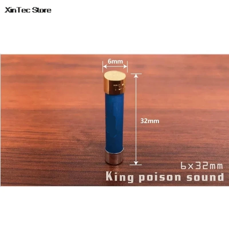 HIFI Gold Plated Silver Cap Nano Oil Immersed Fuse Audio Amplifier Tube CD Decoder Fuse 5x20mm 6x32mm 125mA-30A