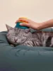 1pc-Pet grooming brush massage brush, cleaning bath comb, used for grooming tools for dogs and cats 2