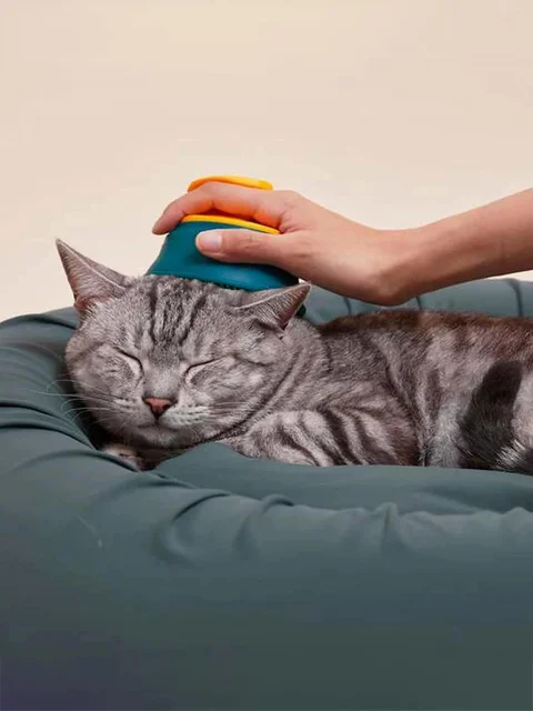 1pc-Pet grooming brush massage brush, cleaning bath comb, used for grooming tools for dogs and cats 2