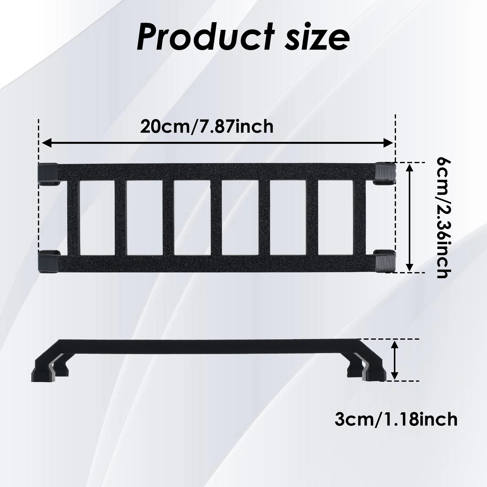 Widdle Wadder Little Ladder Magnet for Car 8inch Mini Decorative Little Ladder Mount to Multiple Surfaces Aluminum Alloy