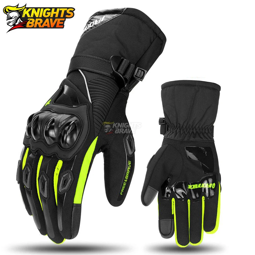 

Мотоциклетные Перчатки HEROBIKER Guantes, мужские перчатки для мотокросса с сенсорным экраном, зимние гоночные