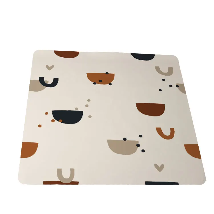 

Children developing non toxic play rugs baby play mat number letter cartoon printing game picnic beach puzzle mat for kids room