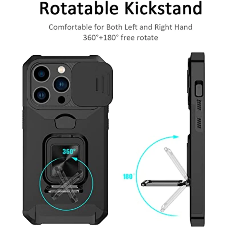 iPhone Magnetic Case With Sliding Window 2