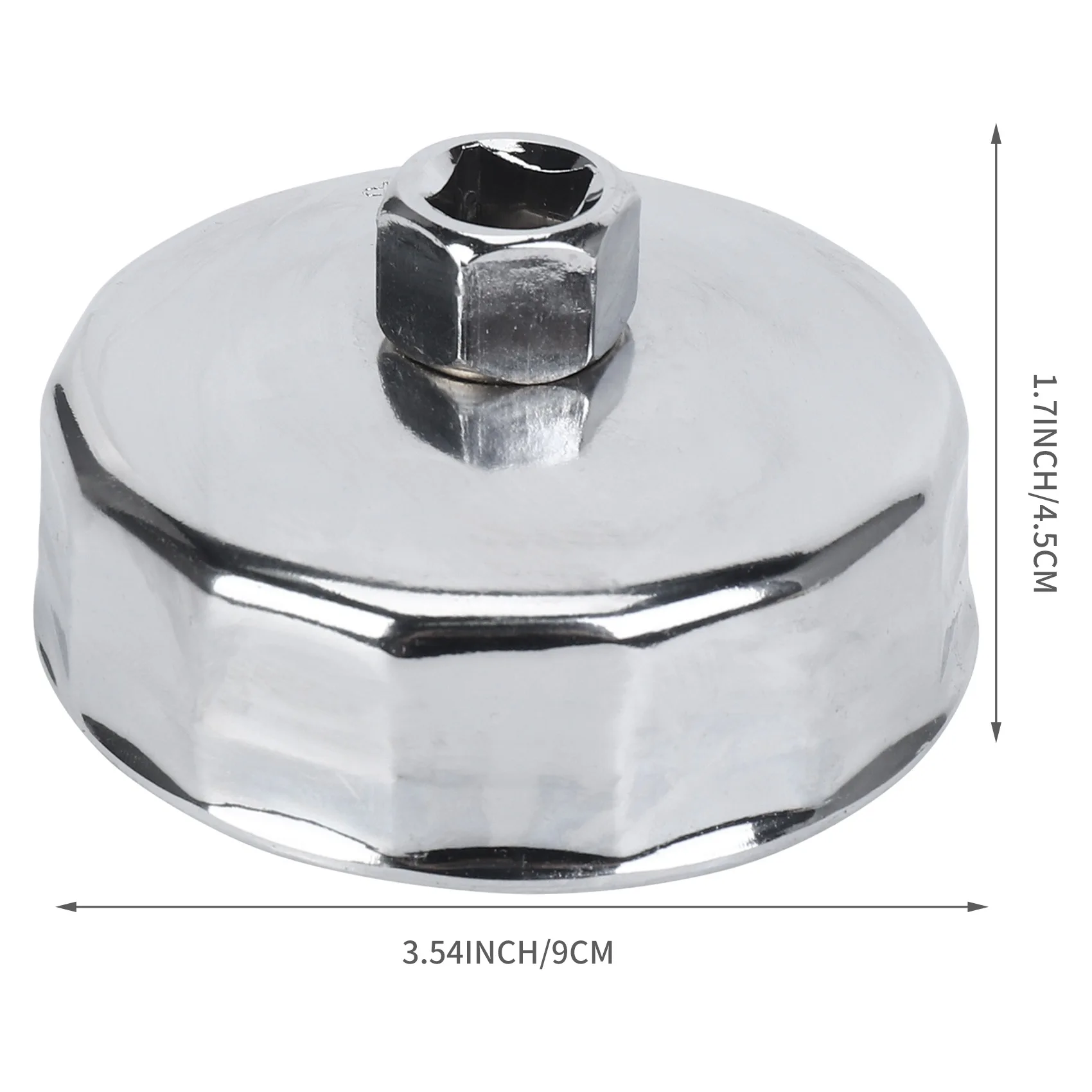 84mm 14 Flutes Oil Filter Cap Wrench Socket Cup Tool for Vehicle Car