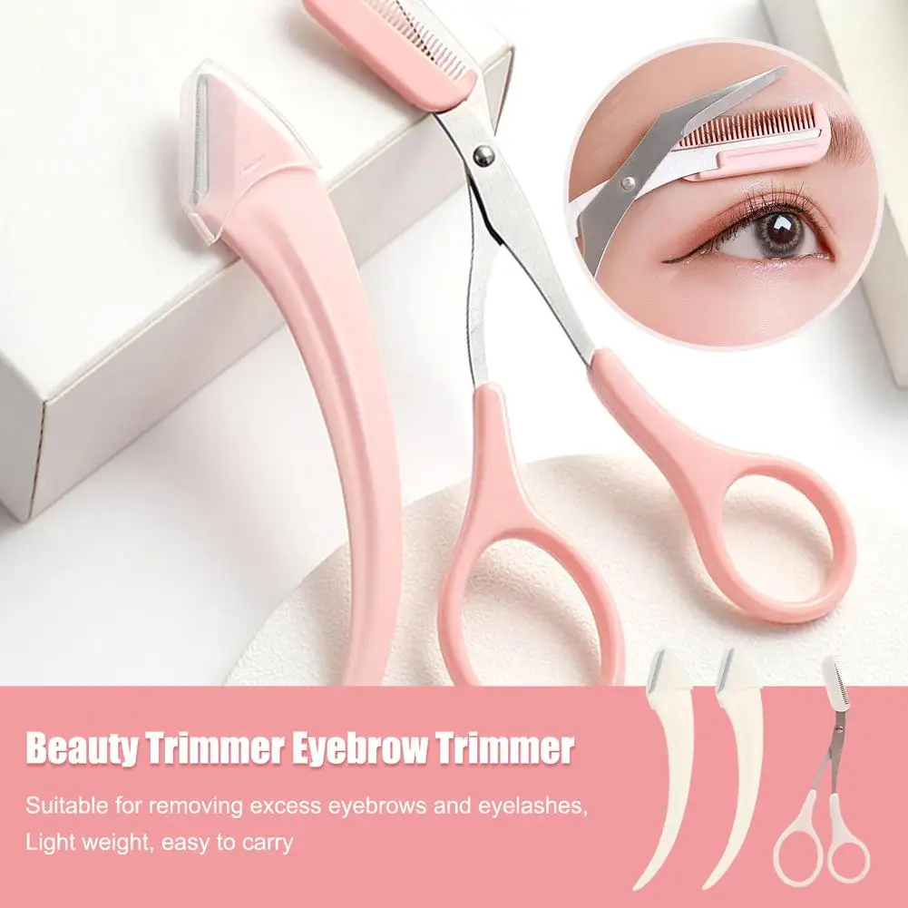 Eyebrow Scissors with Comb for Professional Eyebrow Cutting