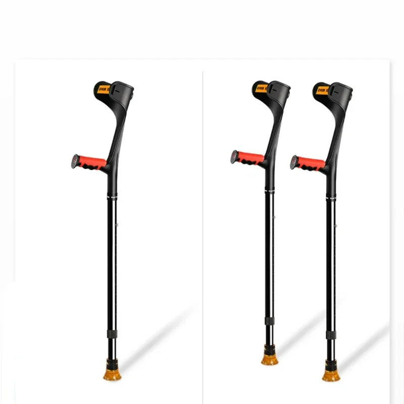 

Telescopic Folding Elbow Crutches Breathable and Sweat-absorbing Underarm Crutch Portable Fracture Recovery Arm Crutches