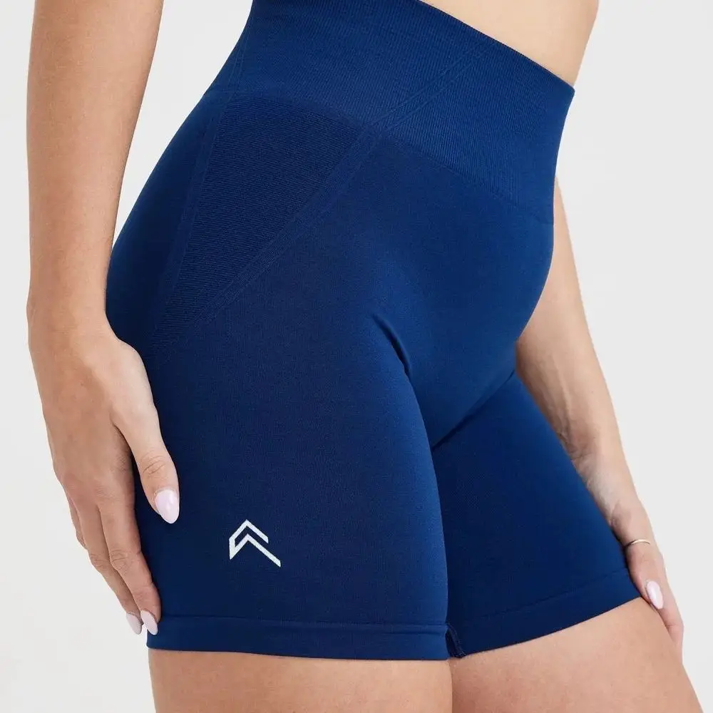 Summer Women High-waisted Three-quarter Pants Push Up Yoga Elastic Tight Lift Hip Waist Fitness Running Shorts