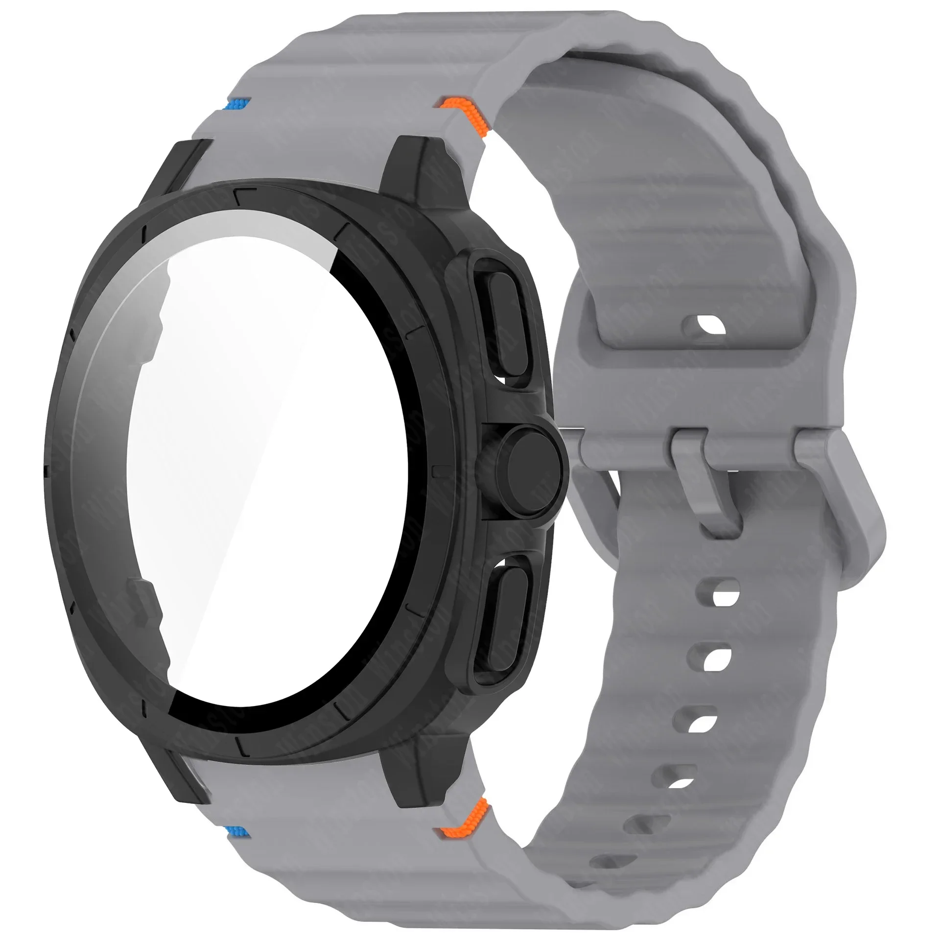 Enhanced Silicone Sports Strap with Protective Case