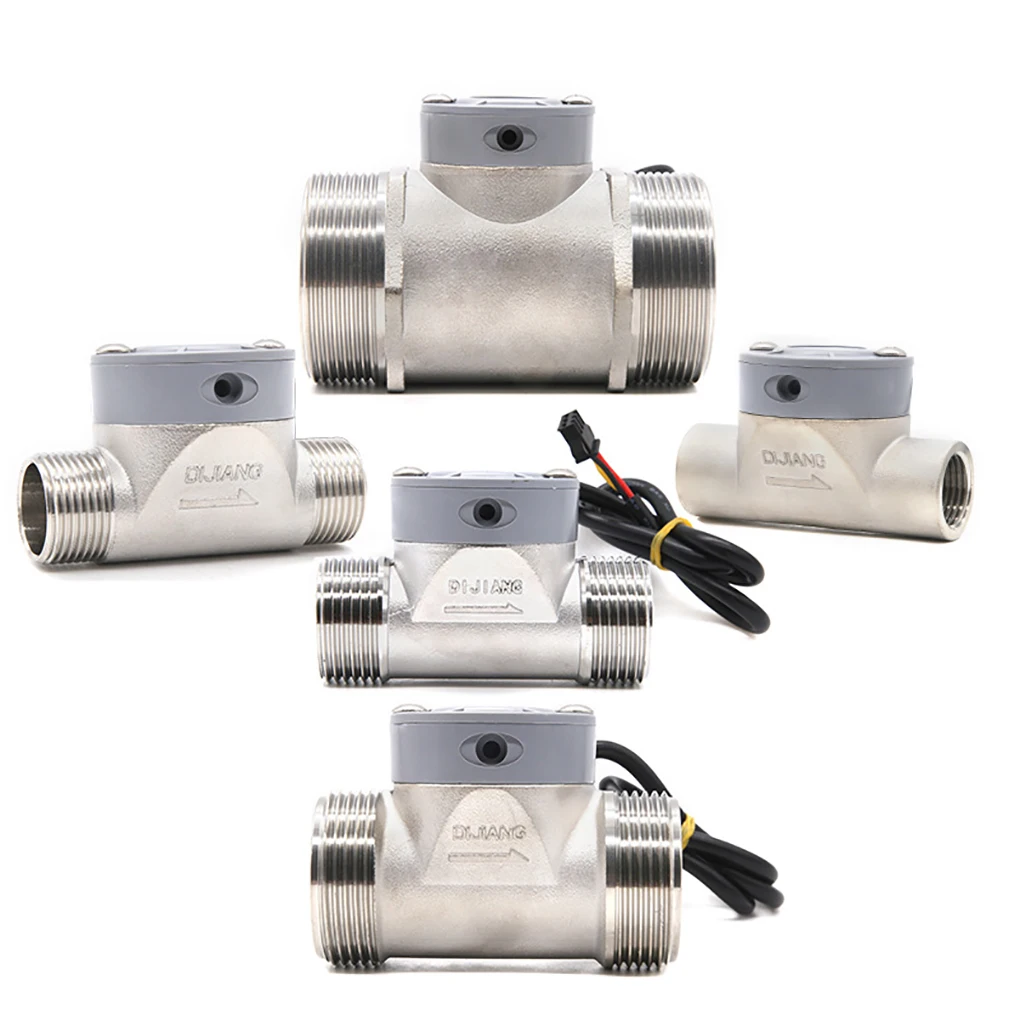 Stainless Steel Flow Sensor High Precision Water Flow Meter Liquid Flow Rate Swi