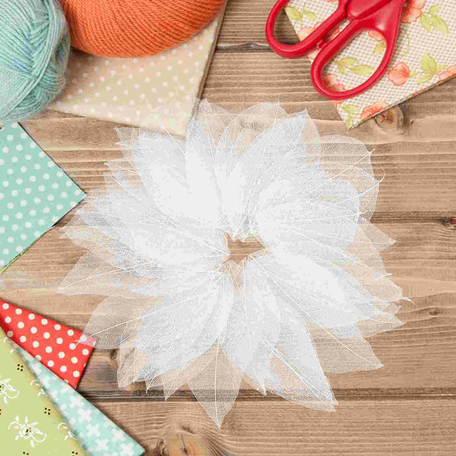 

Natural Skeleton Leaves Artificial Leaves Craft Card Scrapbooking Diy Embellishment Decoration Art Greeting Cards Wedding