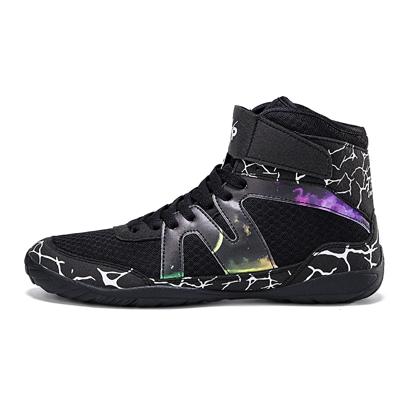 Wear-resistant Non-slip Breathable Sports Shoes Non-slip and Wear-resistant Boxing Shoes High-top Comfortable Wrestling